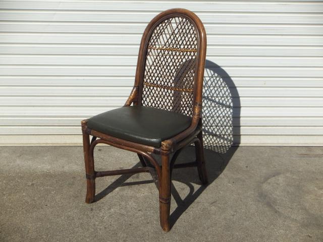 店舗用籐椅子　14脚セット　470×450×900　中古