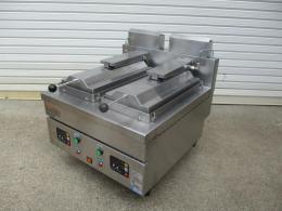 タニコー　卓上2連ガス餃子焼き機　TZ-60GF-3　2019年製　都市ガス・100V　W600×D