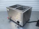 ニチワ　湯煎器　100V　W370×D360×H270　電気　ウォーマー　保温器　店舗用品　中古　厨