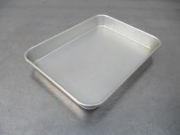 【アルミバット　1枚】　W242×D181×H30　食材　餃子　トレイ　業務用　店舗用品　中古　厨房
